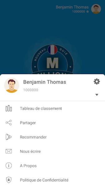 Millions Quiz - Français Captura de tela 0