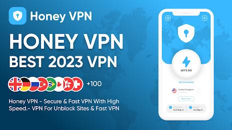 Honey VPN - Fast & Secure Ảnh chụp màn hình 0