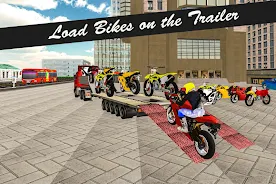 Bike Transport Truck 3D ภาพหน้าจอ 0