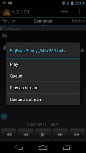 VLC HD Remote (+ Stream) Tangkapan skrin 3