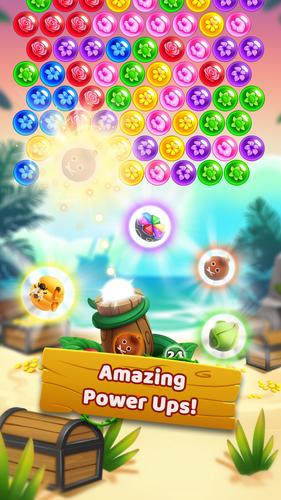 Bubble Shooter - Flower Games スクリーンショット 1