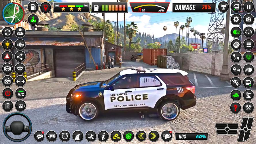 City Police Cop Car Driving 3D ဖန်သားပြင်ဓာတ်ပုံ 1