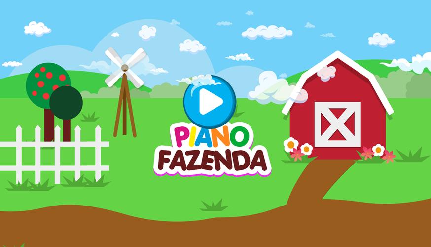 Infant piano with farm animals Captura de pantalla 0