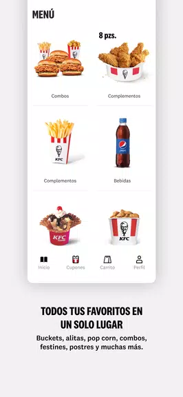 KFC APP - Ec, Co, Cl, Ar y Ve स्क्रीनशॉट 3