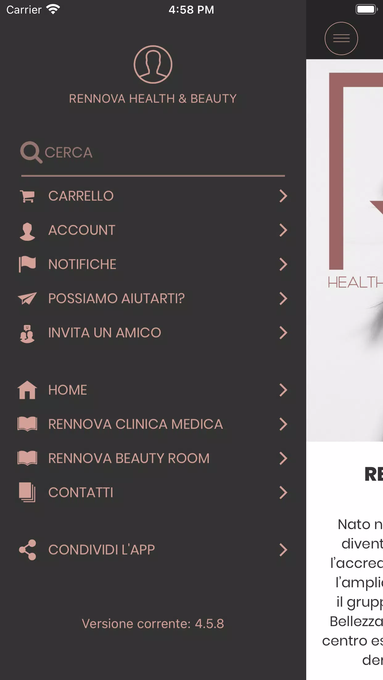 RENNOVA HEALTH & BEAUTY Capture d'écran 2