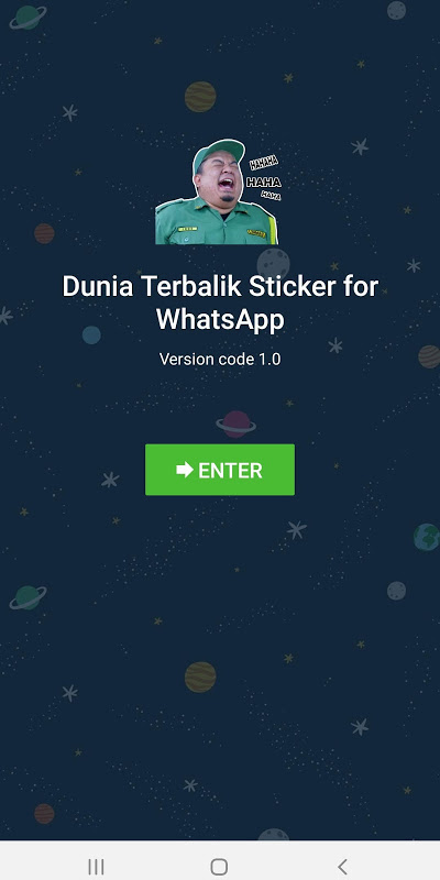 Dunia Terbalik WA Sticker Zrzut ekranu 0