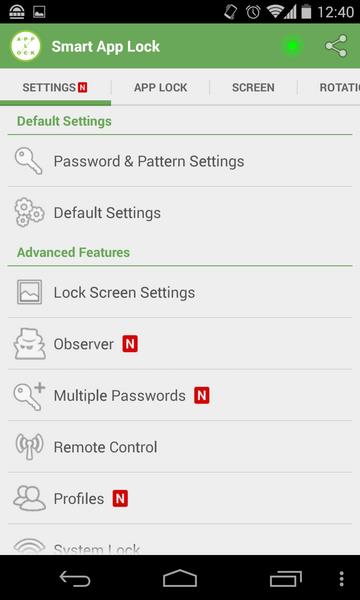 アプリロック(Smart AppLock) スクリーンショット 0