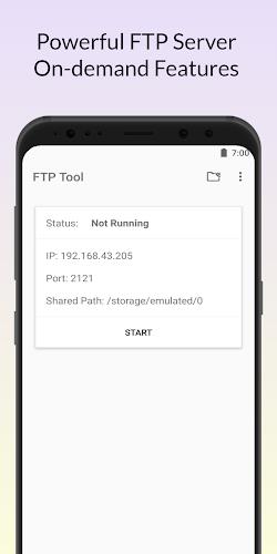 FTP Tool - FTP Server & Client स्क्रीनशॉट 0