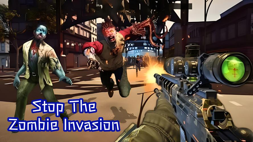 Zombie Apocalypse-Dead City Capture d'écran 0
