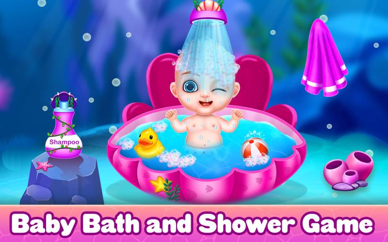 Mermaid Game: Newborn,Pregnant Скриншот 0