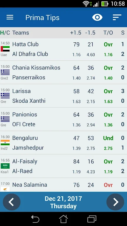 Football Predictions PrimaTips Zrzut ekranu 1