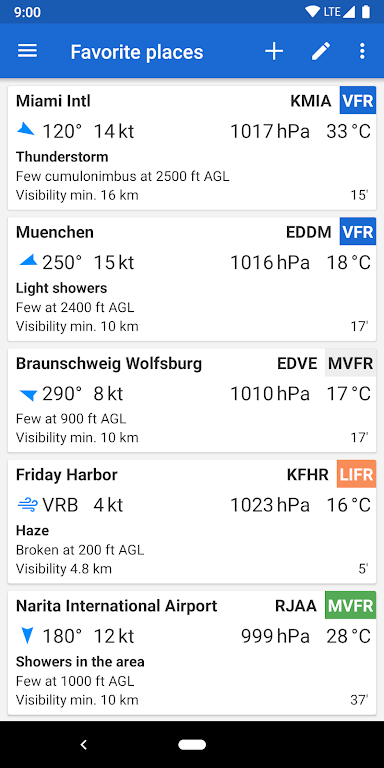 Avia Weather – METAR & TAF Mod應用截圖第0張
