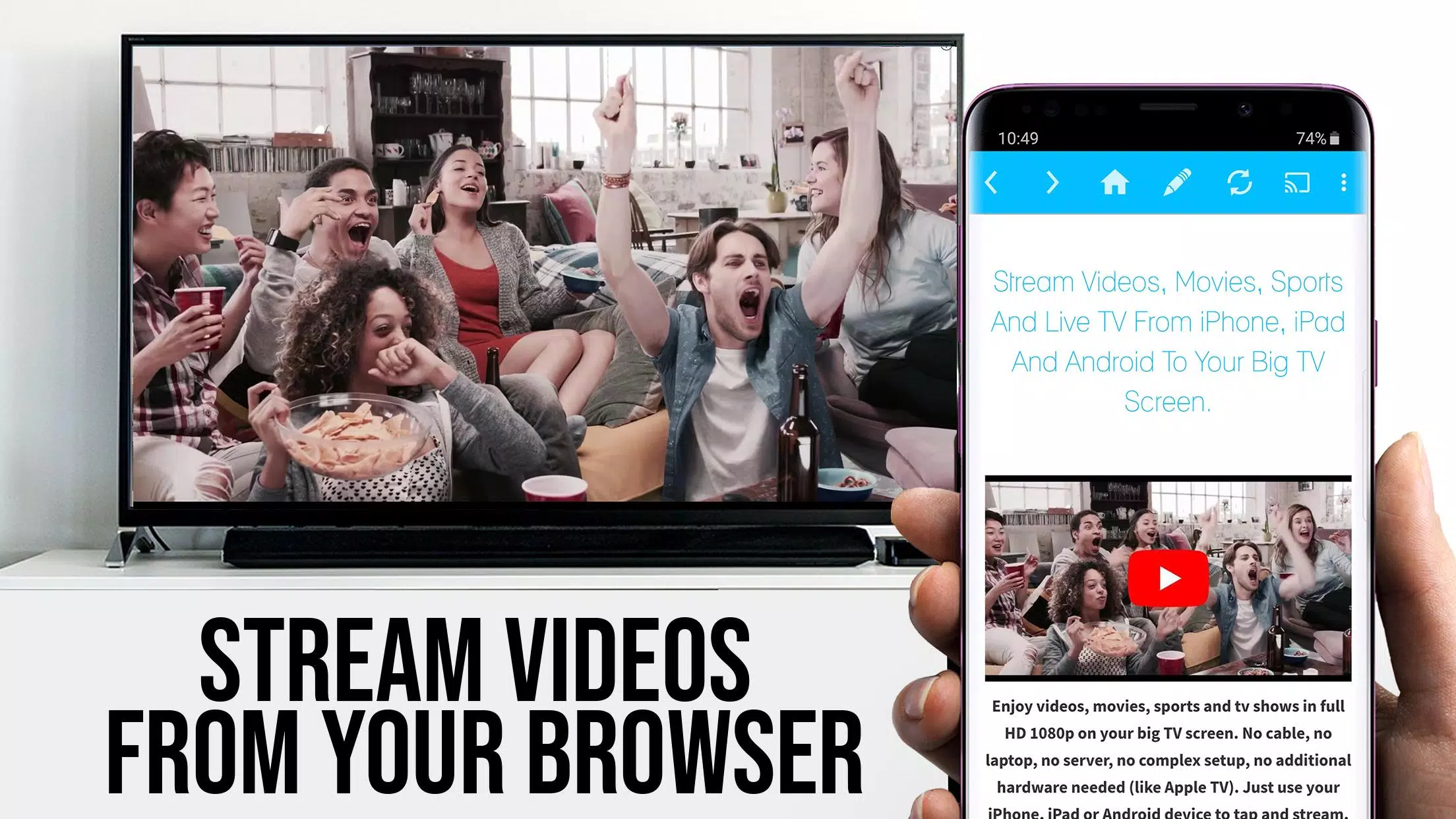 TV Cast for Android TV Ảnh chụp màn hình 1
