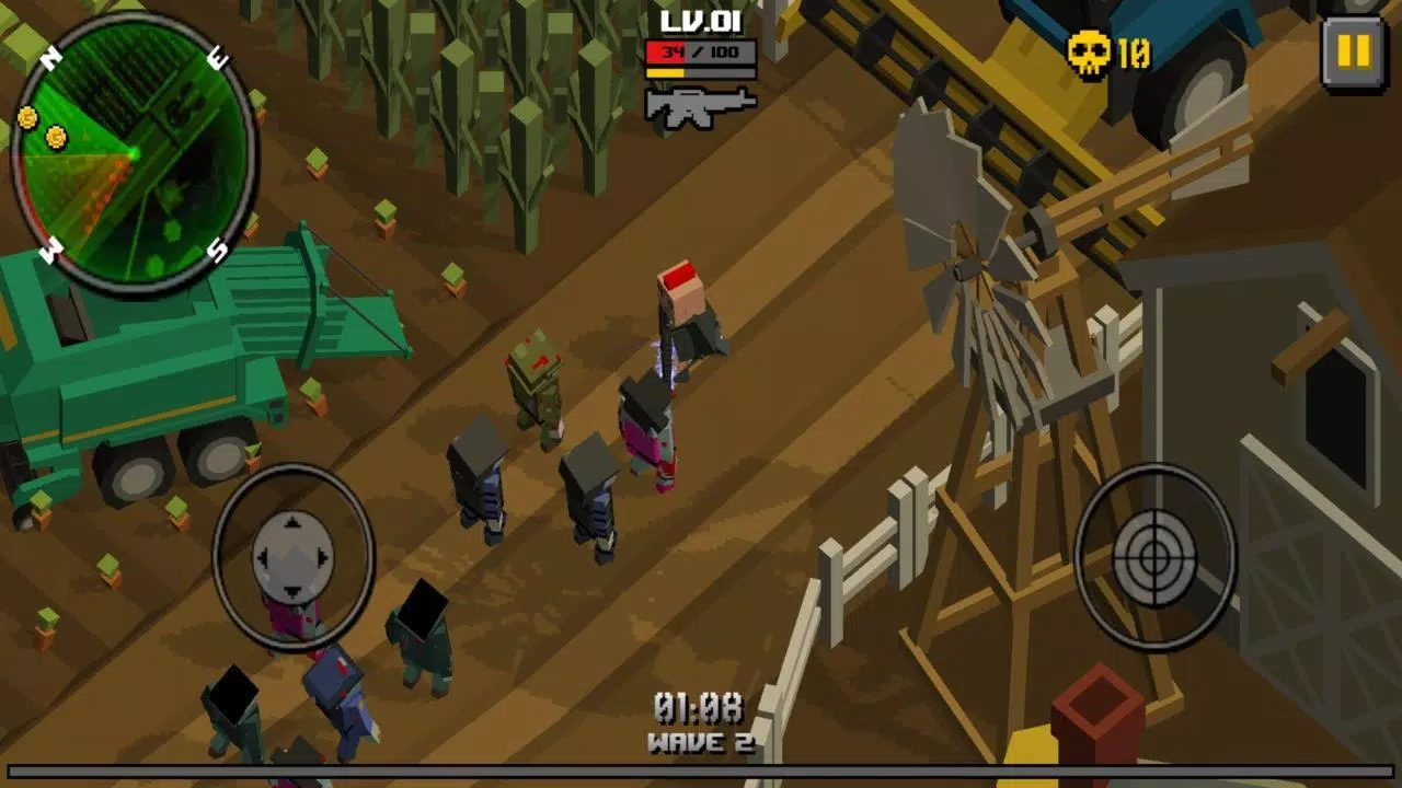 Pixel Zombie Frontier Tangkapan skrin 0