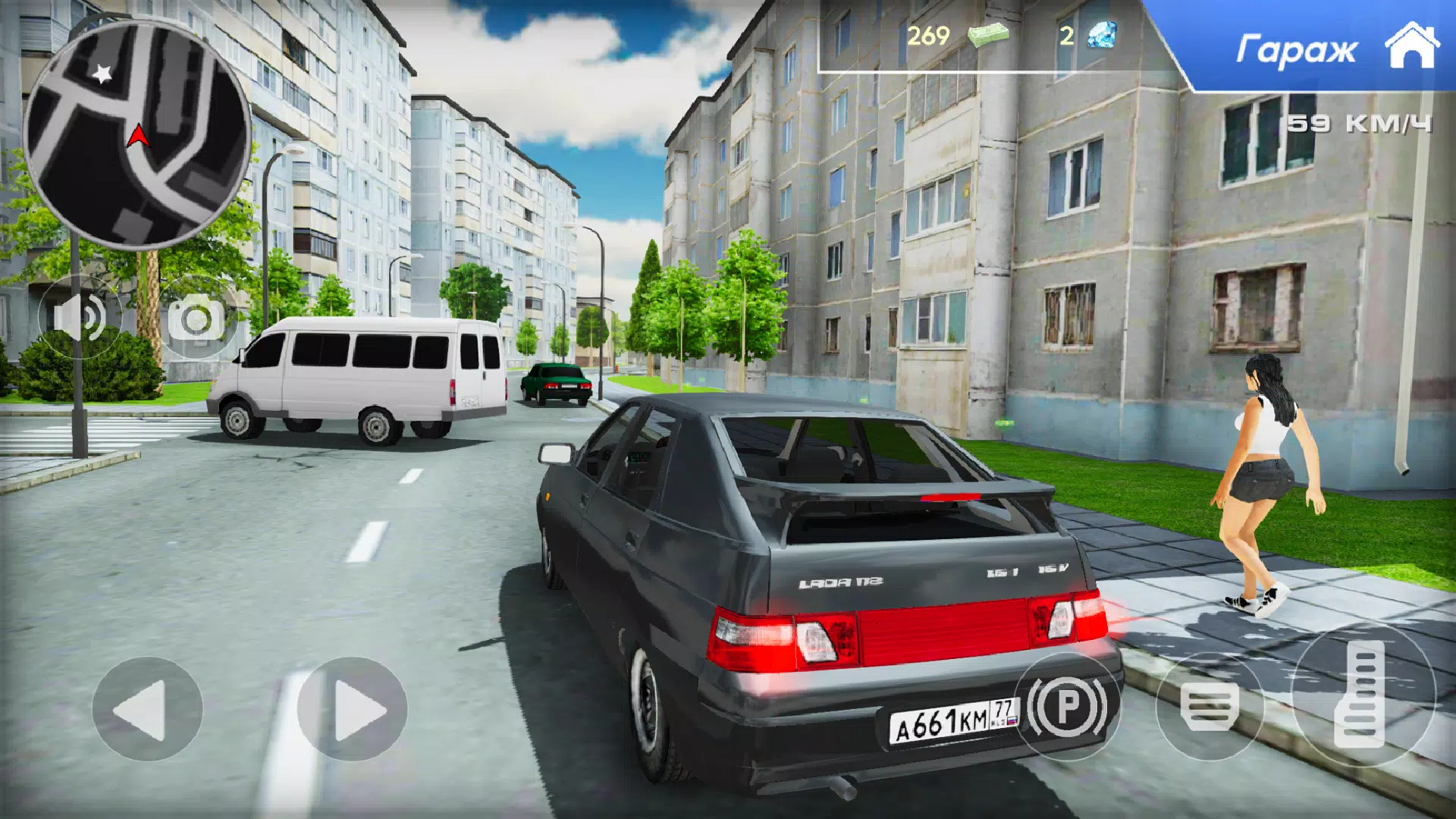 Lada 2112 Village City Driving 스크린샷 2