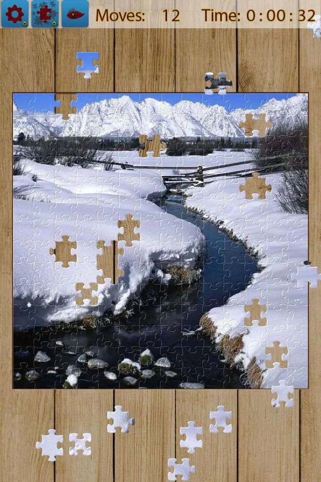 Snow Landscape Jigsaw Puzzles स्क्रीनशॉट 1