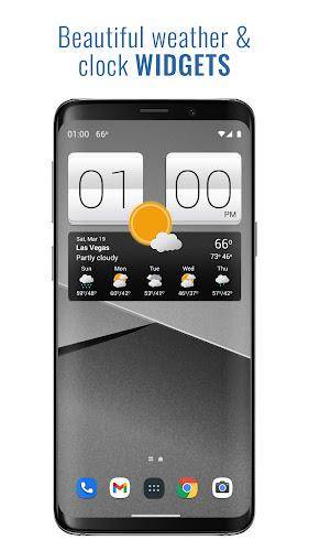 Sense V2 Flip Clock & Weather Screenshot 0