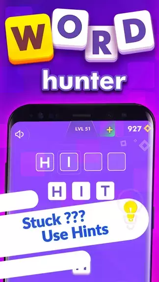 Word Hunter - Offline Word Puz Zrzut ekranu 1