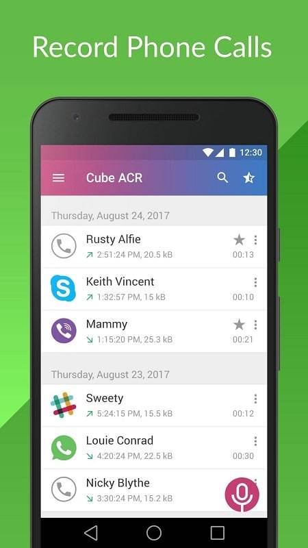 Call Recorder – Cube ACR Screenshot 2