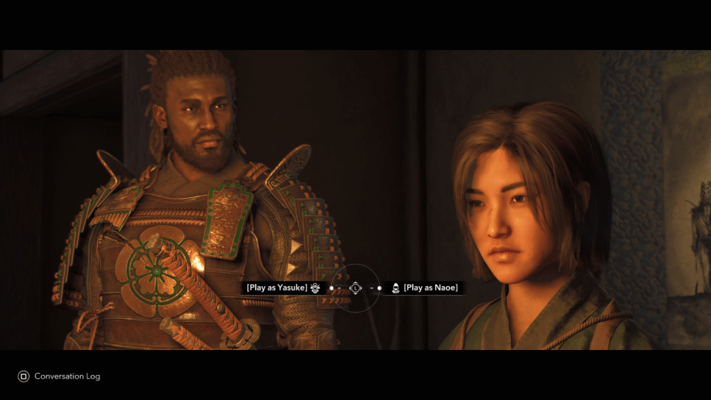 Algunas escenas permiten a los jugadores elegir entre jugar como Yasuke y Naoe en Assassin’s Creed Shadows