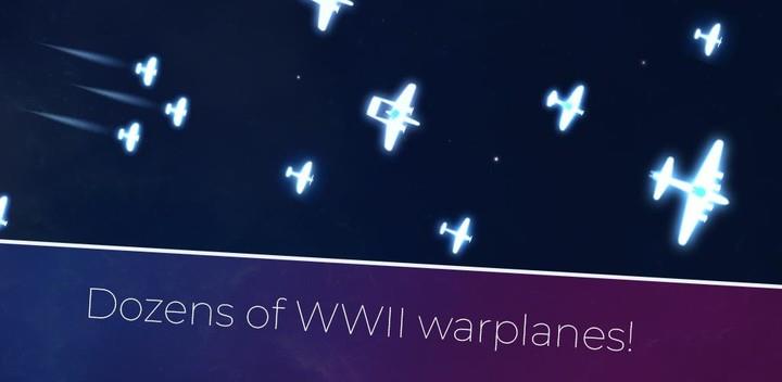 Warplanes of Light - Simulator War WW2 Dogfight 2D Скриншот 1