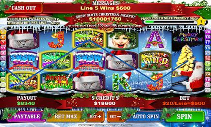 Snow Slots Merry Christmas Ekran Görüntüsü 0