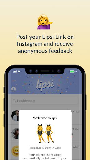 Lipsi - Anonymous messaging ဖန်သားပြင်ဓာတ်ပုံ 2