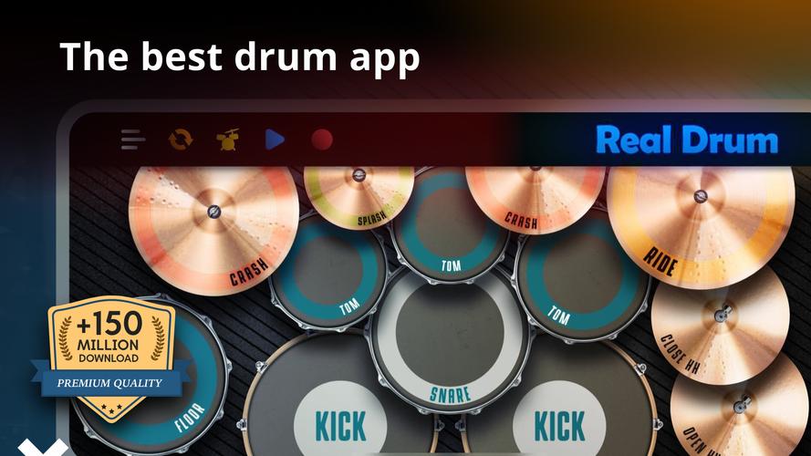 Real Drum: electronic drums Screenshot 0