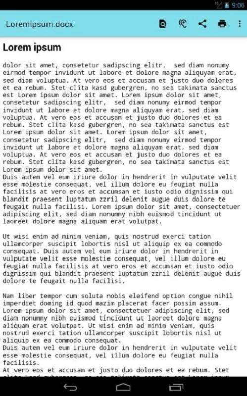 Office Documents Viewer Captura de tela 1