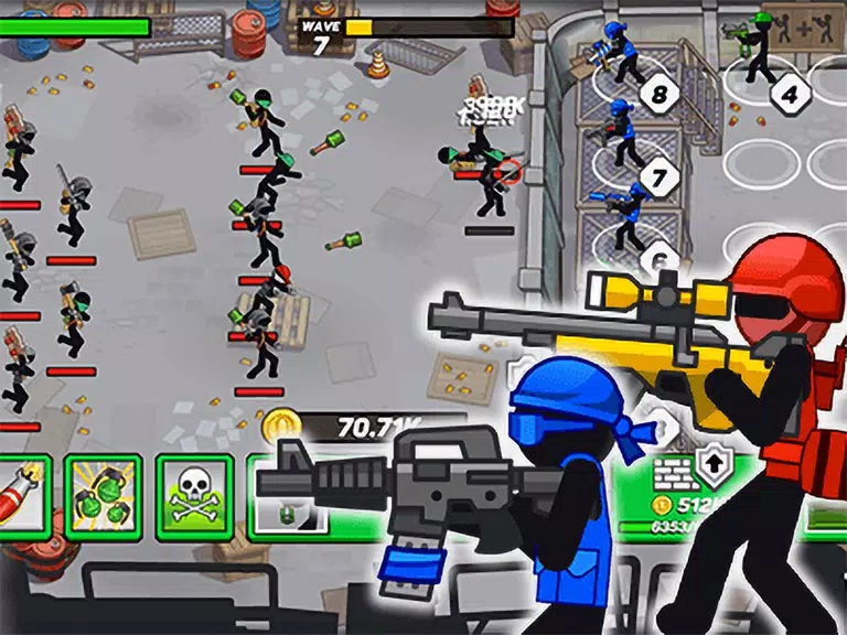 Stickman Defenders: Stick War应用截图第1张