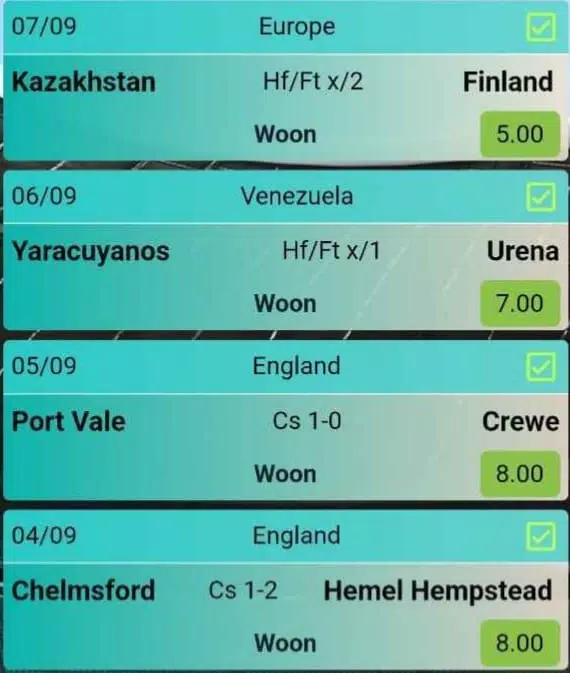 MAVEX BETTING TIPS Schermafbeelding 2