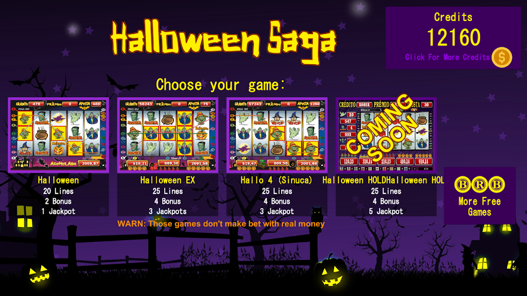 Halloween Slot Machines Pack ဖန်သားပြင်ဓာတ်ပုံ 1