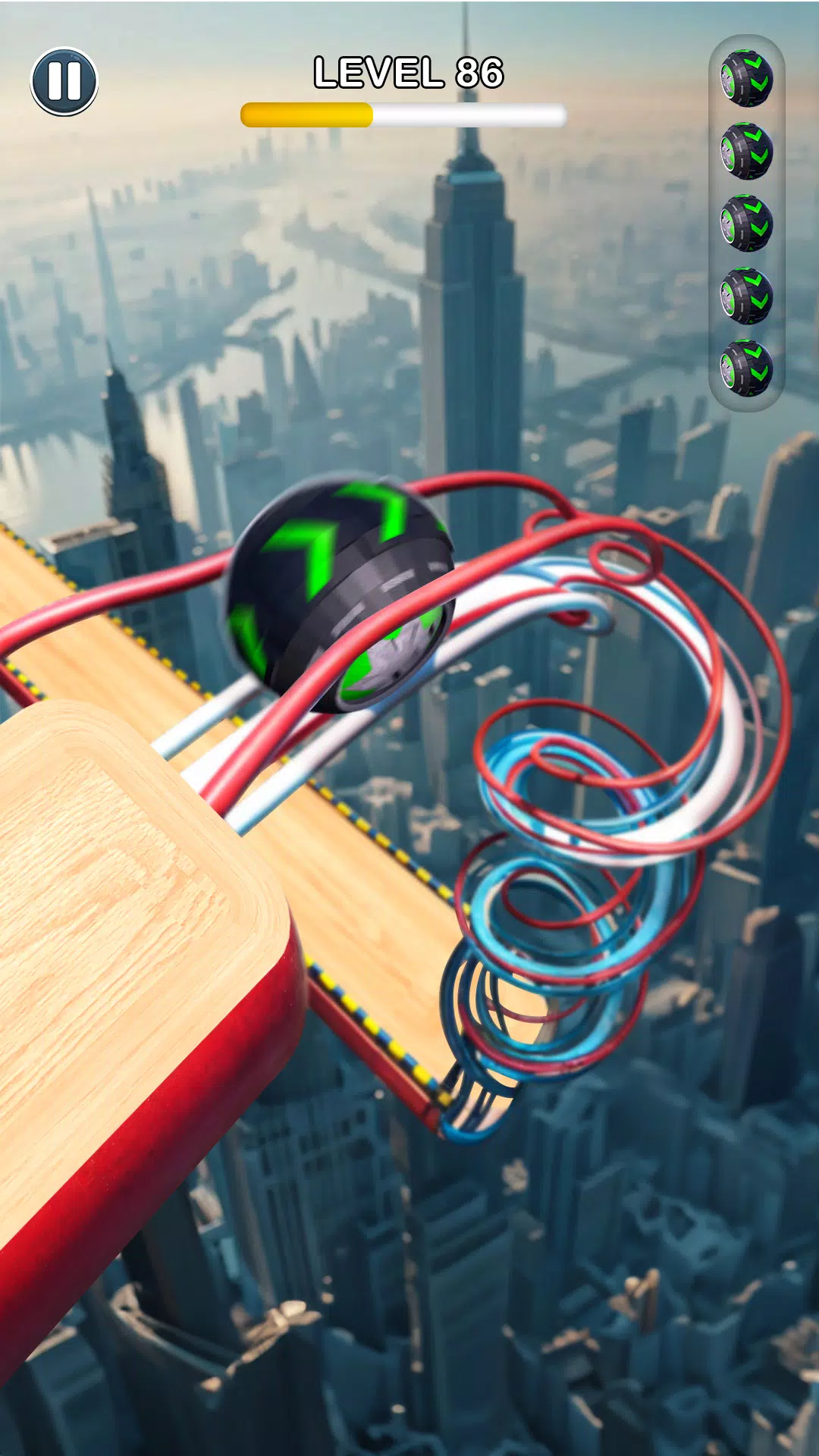 Rolling Ball Sky Escape Screenshot 3