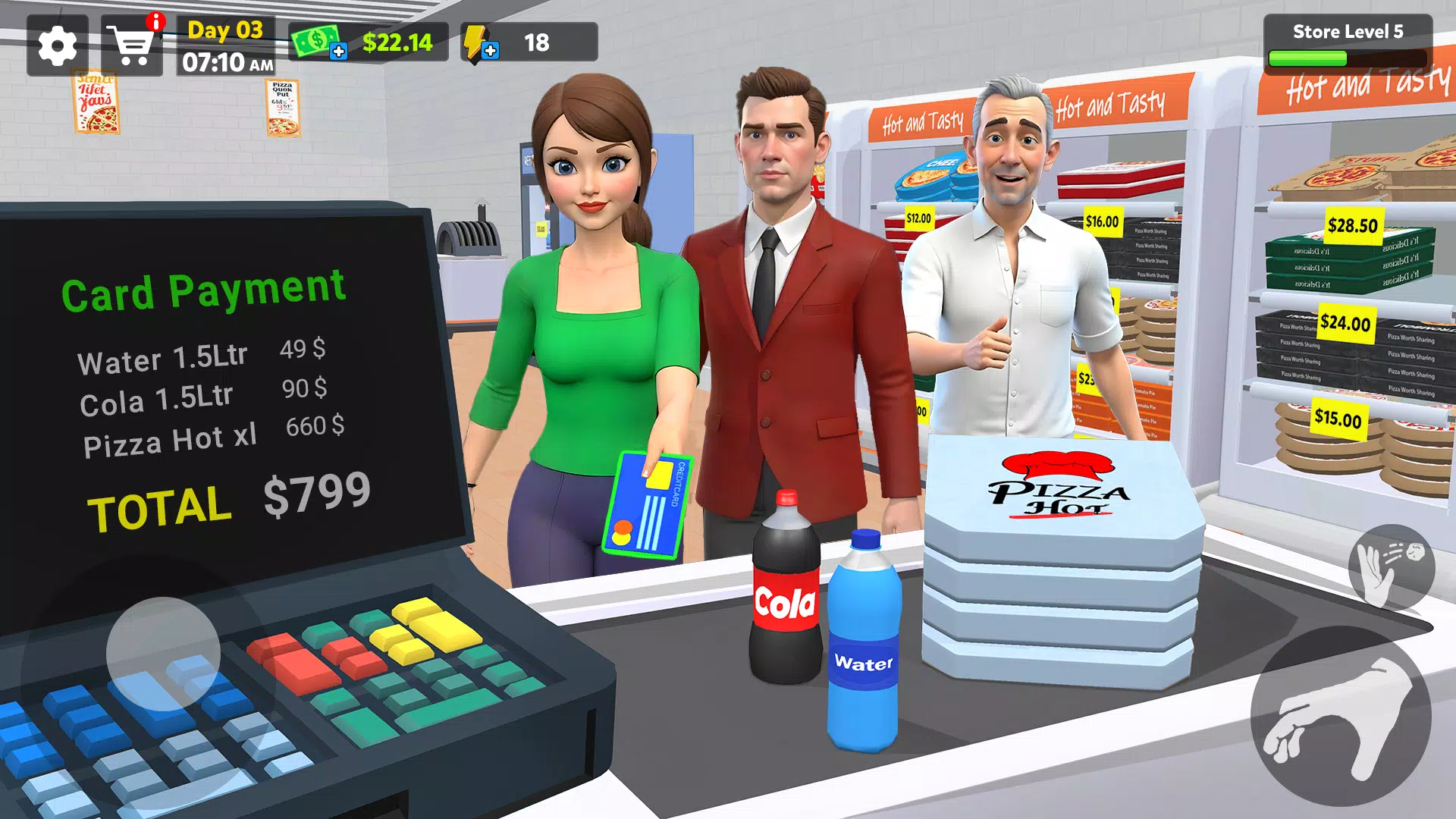 Schermata Pizza Shop Simulator 3D 2