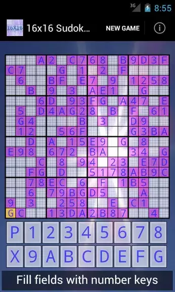 16x16 Sudoku Challenge HD Ảnh chụp màn hình 0