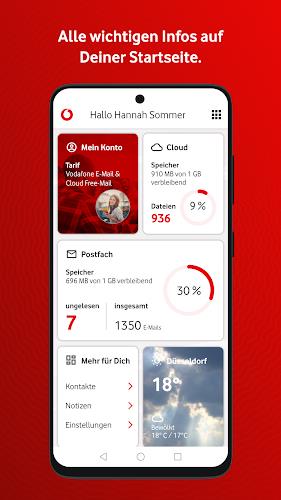 Vodafone E-Mail & Cloud ภาพหน้าจอ 1