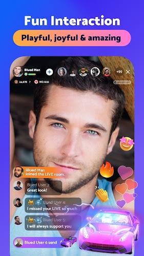 Blued: Gay Live Chat & Dating Tangkapan skrin 1