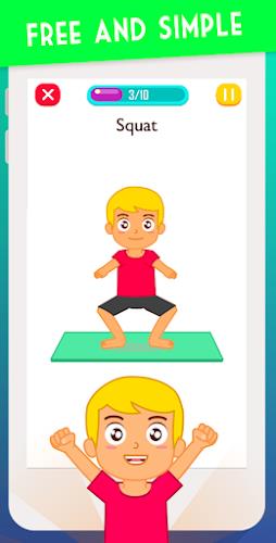 Exercise for Kids at home Tangkapan skrin 2