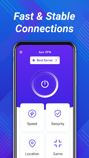 Ace VPN: Fast & Stable Captura de tela 1