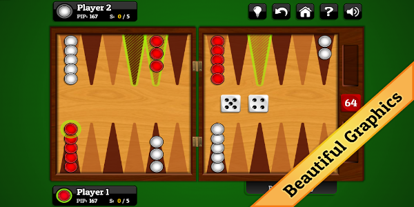 247 Backgammon Tangkapan skrin 1