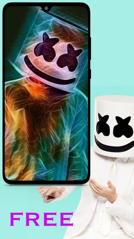 Marshmello Wallpaper Schermafbeelding 1