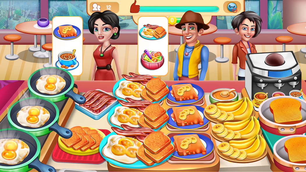 Cooking Food: Time Management Mod Скриншот 2