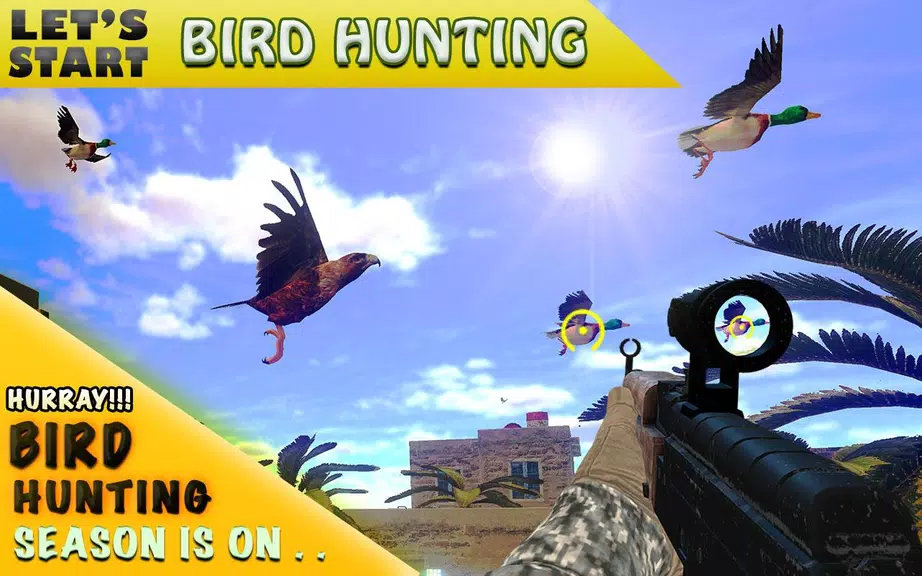 Desert Birds Sniper Shooter 3D स्क्रीनशॉट 2