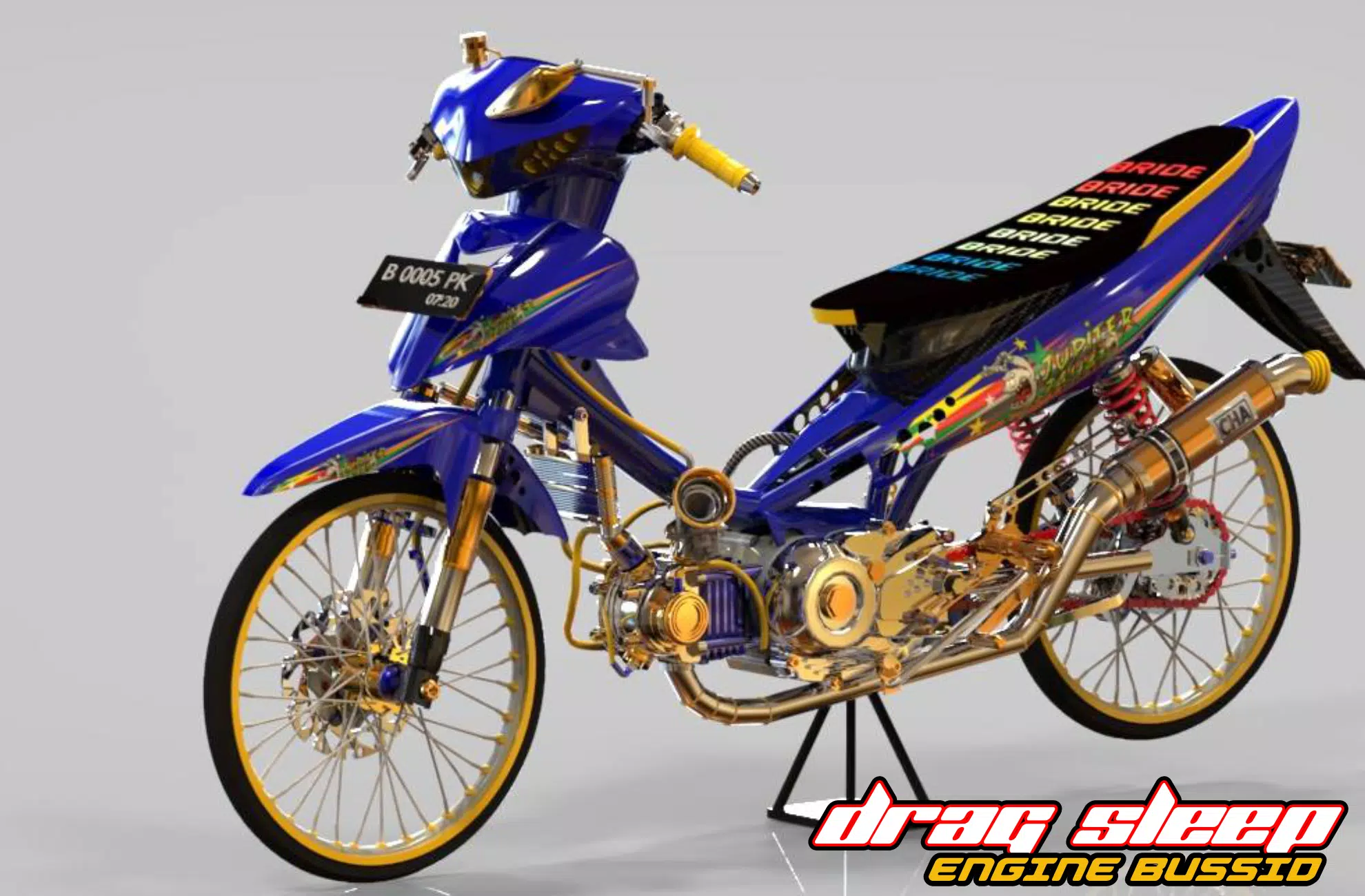 Schermata Mod Drag Sleep Engine Bussid 0