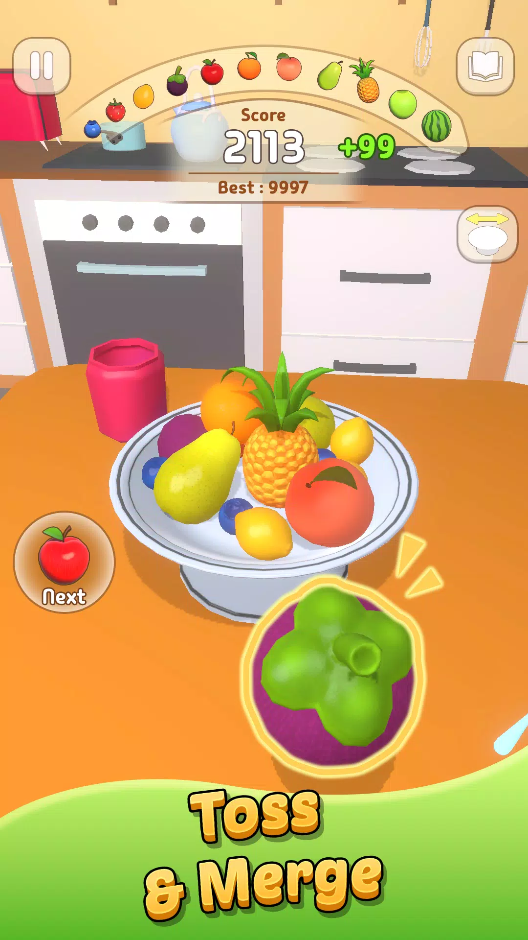 Toss and Merge: Fruit Mount Capture d'écran 1