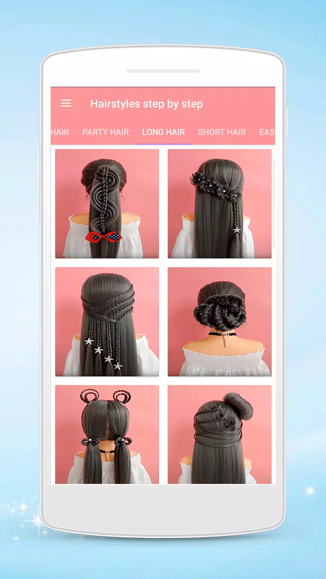 Schermata Hairstyles step by step 0