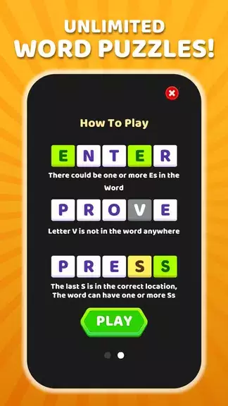 W Challenge - Daily Word Game 스크린샷 2