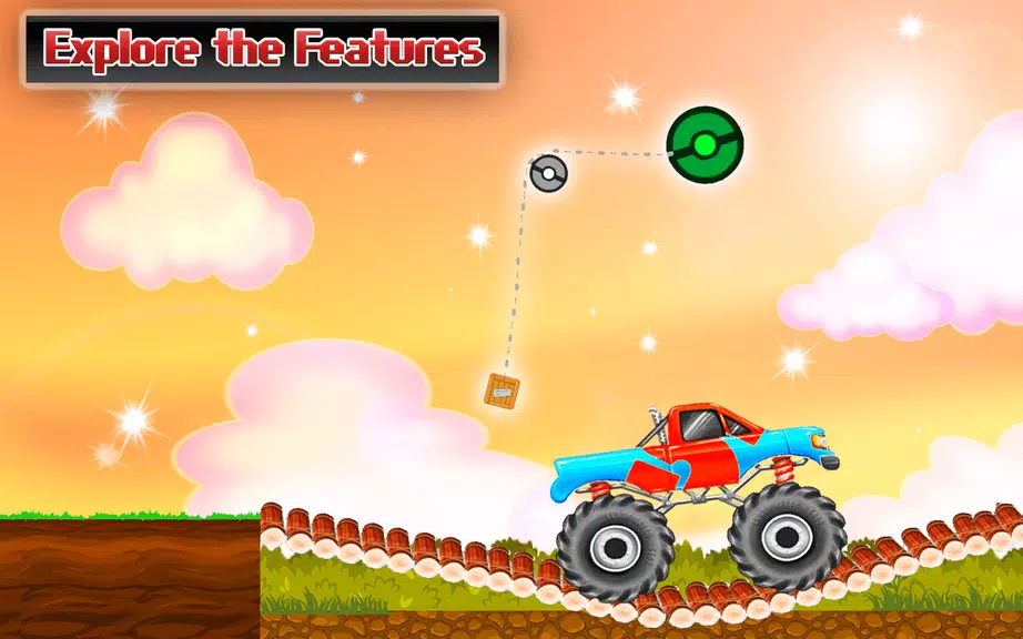 Rope Bridge Racer Car Game Ảnh chụp màn hình 2