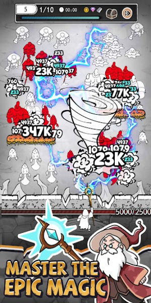 Doodle Magic: Wizard vs Slime Mod应用截图第1张