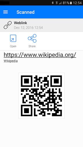 QR Code Reader QR Code Scanner Screenshot 3